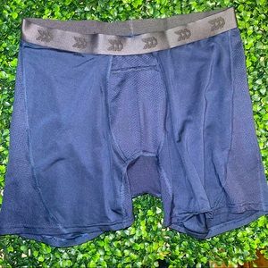 Men’s Athletic All In Motion Boxer Briefs - Navy Blue, Medium